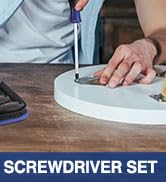 WORKPRO 10-Piece Magnetic Screwdriver Set with Pouch, Phillips, Slotted, Flat Head Screwdriver In...