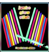 20 Pcs Big Glow Sticks 14 Inch Industrial Grade 8 Colors Glow Sticks Bulk Jumbo Light Stick Emerg...