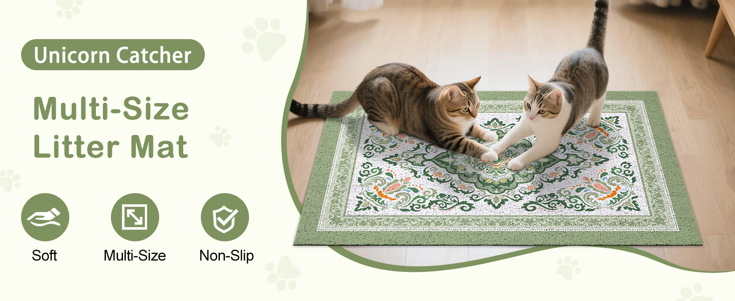 cat litter mat