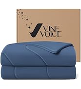 Soft Cooling Comforter, Full/Queen Cooling Blankets for Hot Sleepers, Double-Sided All-Season Col...