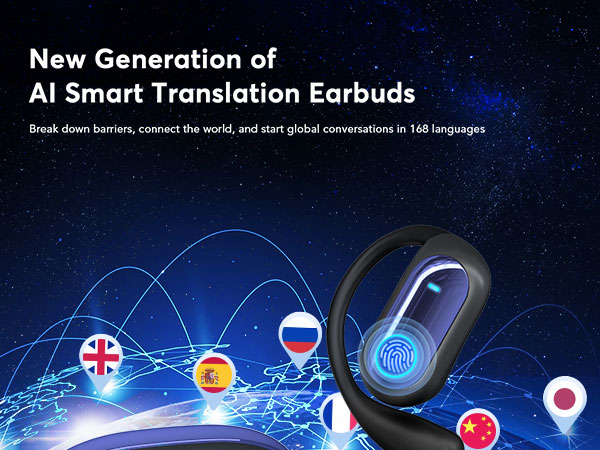 New Generation of AI Smart Translation Earbuds