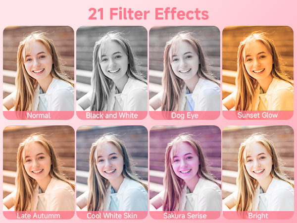 digital camera with 21 filter effect/compact digital camera/camera digital point and shoot