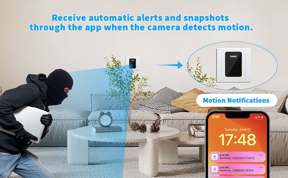 hidden camera charger