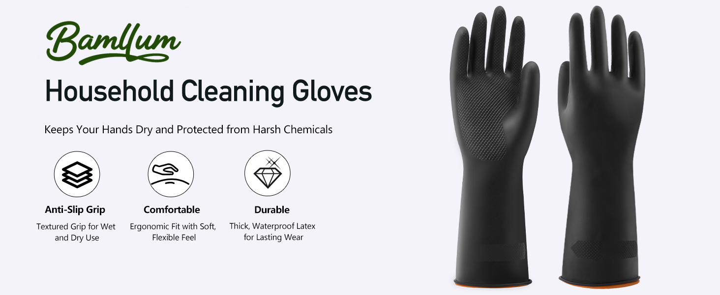 rubber glove for cleaning