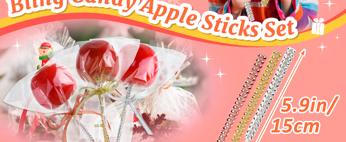 Candy Apple Sticks and Bags