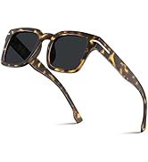 Foliful Trendy Sunglasses Womens Classic Retro Sunglasses for Women Men Fashion Driving Square Fr...