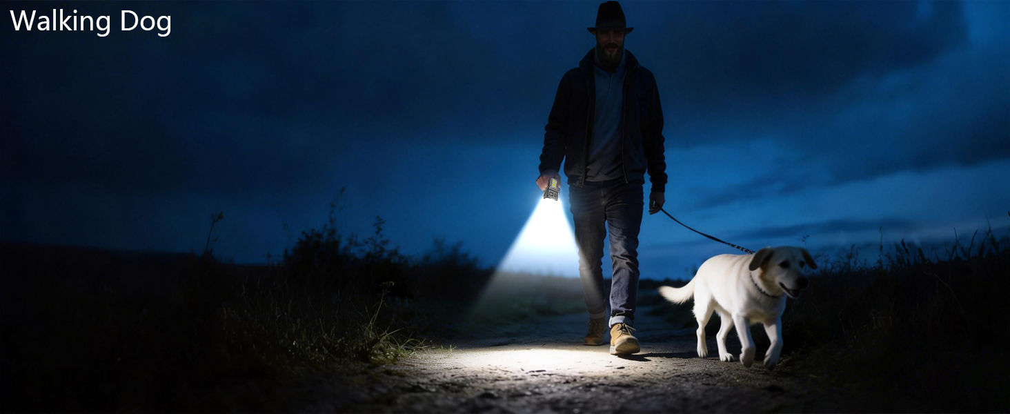 dog walking flashlight dog light clip on