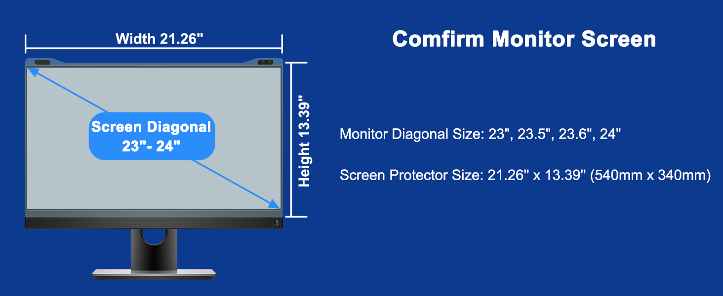 23-24 INCH BLUE LIGHT SCREEN PROTECTOR