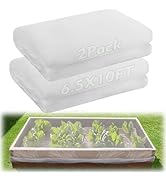 2 Pack 6.5x10ft Garden Netting - Ultra Fine Mesh Plant Covers to Keep Small Animals Pest Out, Bir...