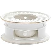Teapot Warmers Ceramic Teapot Warmer Coffee and Milk Tea Warmer Tea Set(with Candle Hold)