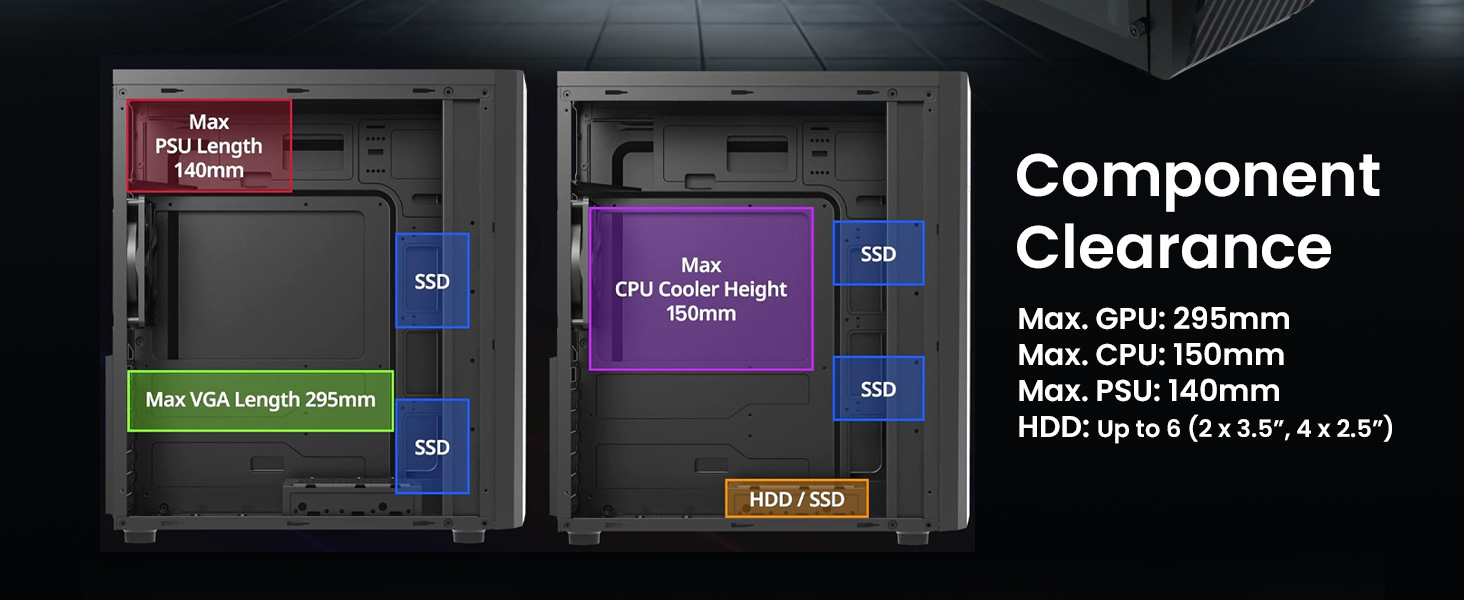 Zalman Raven ATX Mid Tower RGB Gaming PC Case