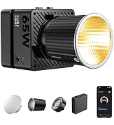 ULANZI EC65 LED Video Light - 65W Mini COB Video Light Bi Color Portable Continuous Output Lighti...