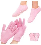 Moisturizing Glove and Sock, Gel Spa Moisturizing Therapy Sock & Glove, Soften Repairing Dry Crac...