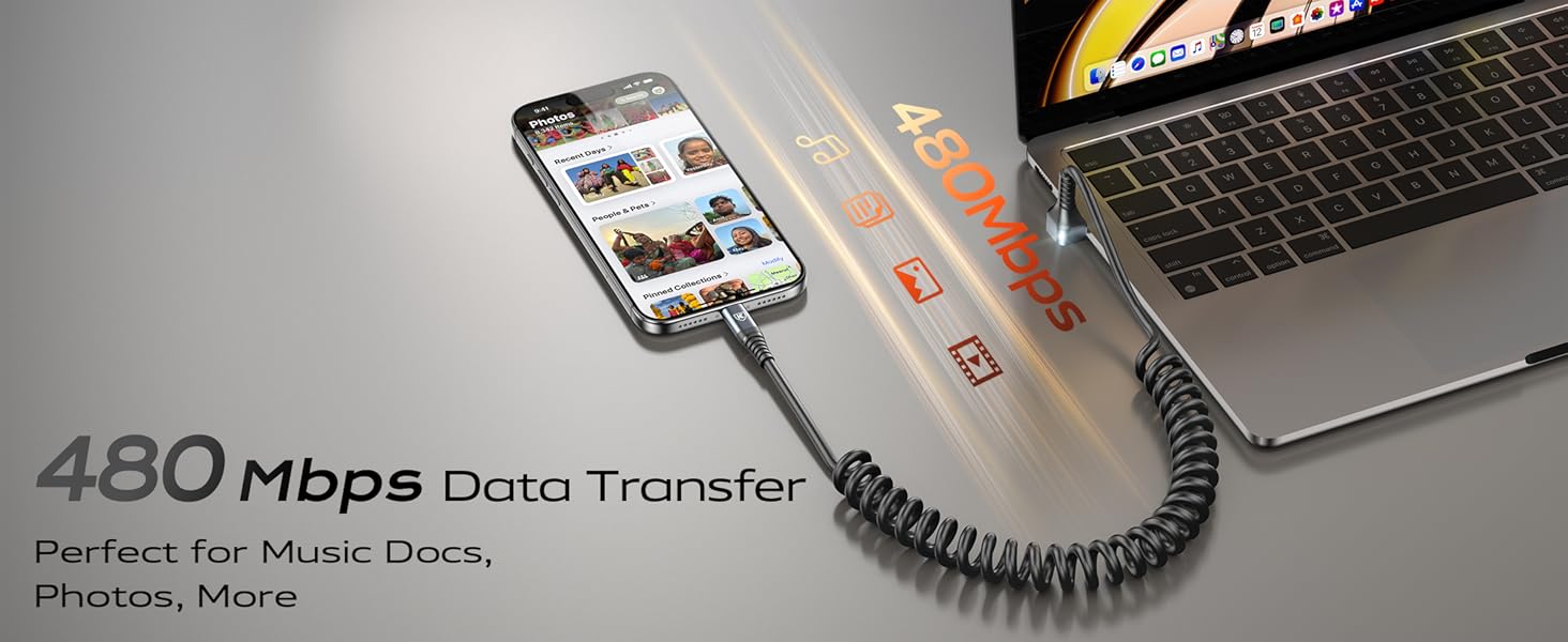 fast charging usb to usb c cable