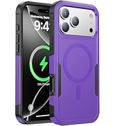 Magnetic for iPhone 17 Pro Max Case, [Heavy Duty Protection][2-Layer Military Grade Drop Protecti...