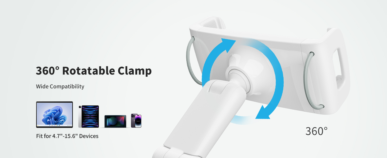 tablet holder for bed