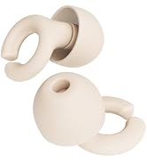 HEAR Hush Hoops Ear Plugs, Reusable Soft Silicone Plugs with Horseshoe Shape for Comfort, Designe...
