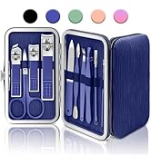 BLESWIN Manicure Set, 10 in 1 Professional Manicure and Pedicure Kit, Nail Care Kit for Women, Me...