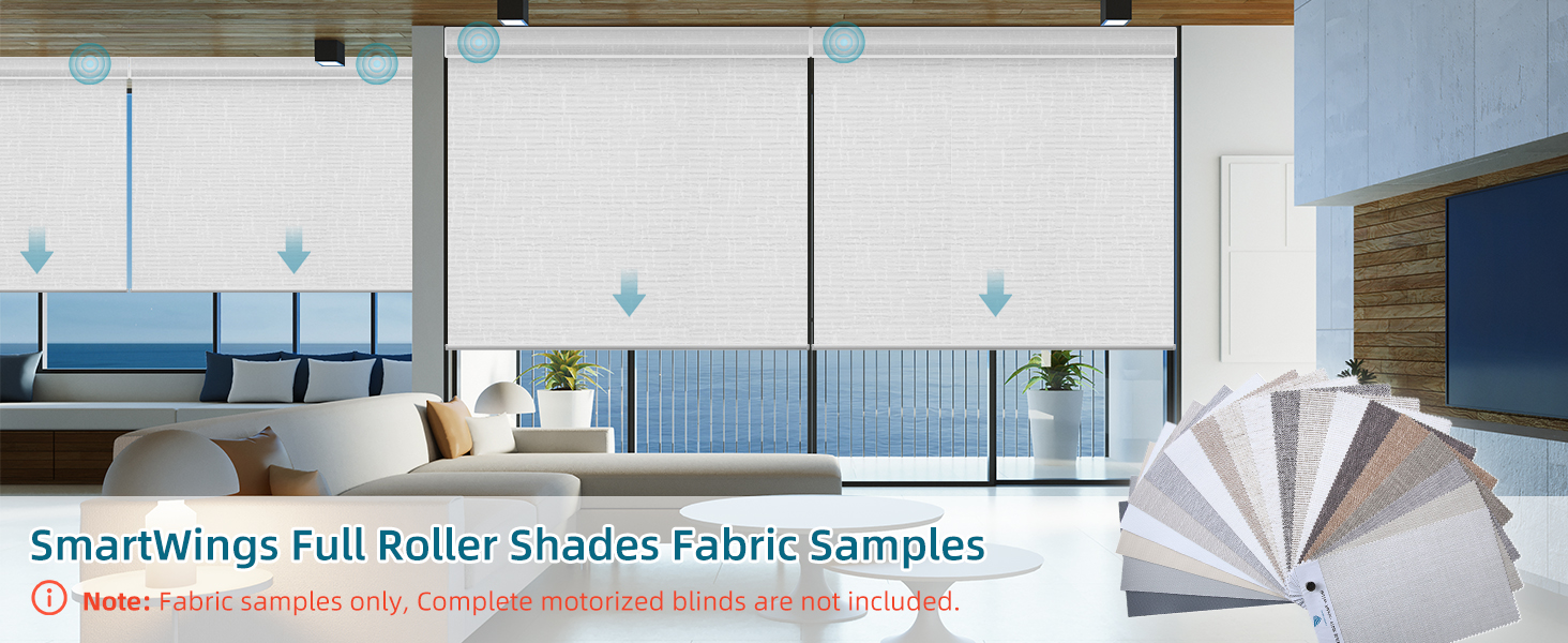 100% Blackout Roller Shades Sample - PC