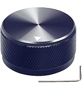 mxuteuk Black Guitar Knob Aluminum Alloy Potentiometer Control Knob Volume Audio Electric Guitar ...