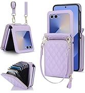 Konstreet for Samsung Galaxy Z Flip 7 Case with Card Holder with 8-Card Slots Wallet Case with De...