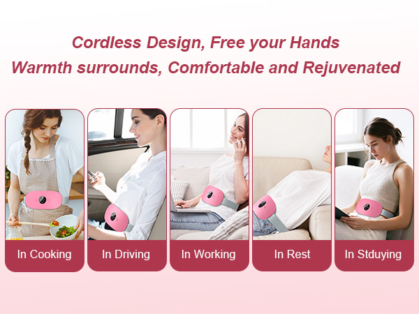 portable heating pad for period cramps