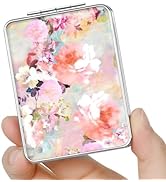 dcdcee Pocket Mirror, Small Travel Mirror with Magnification, Portable Double-Sided Magnifying Co...