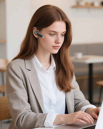wireless headset with mic for work
