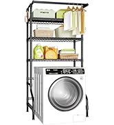 Ulif U11 Over Washer and Dryer Shelves, 3 Tiers Laundry Room Storage and Organizer Standing Shelf...