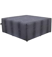 THE CREW FURNITURE Exotic Cocktail Ottoman Wild Charcoal