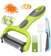 Senbowe Julienne Peeler, Potato Vegetable Peeler for Kitchen, I and Y Potato Peelers for Apple Fr...