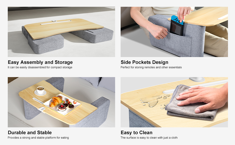lap desk for laptop with cushion