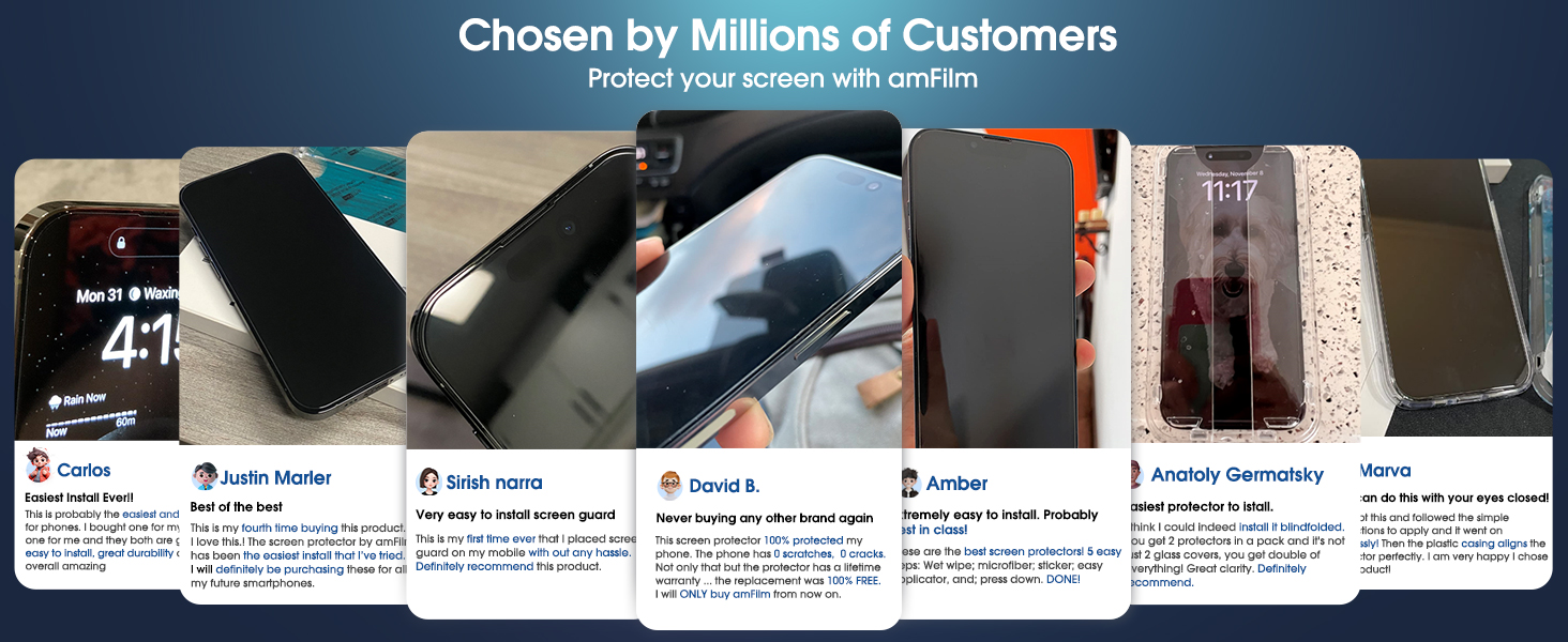 amFilm OneTouch Auto-alignment for iPhone Air 6.5&amp;#34;