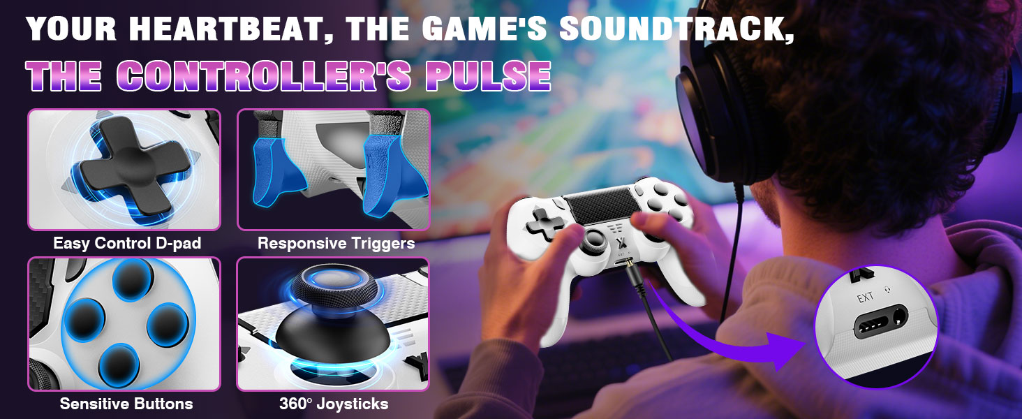 Wireless Controller for PS-4