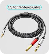 1/8 to 1/4 Stereo Cable