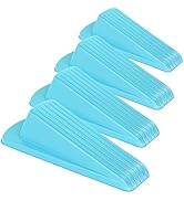 4 Pack Premium Rubber Door Stoppers Wedge, Door Stops for Carpet Heavy Duty Door, for Bottom of D...