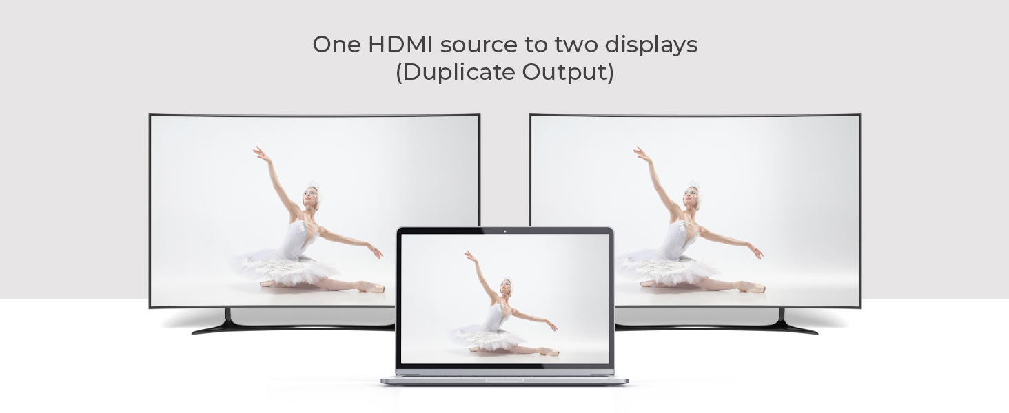 hd-102 4k hdmi splitter 1 in 2 out