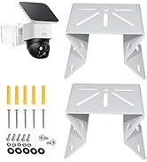 Stainless Steel Corner Camera Mount Compatible with eufy SoloCam S340/E30/E42,eufy 4G LTE Cam S33...