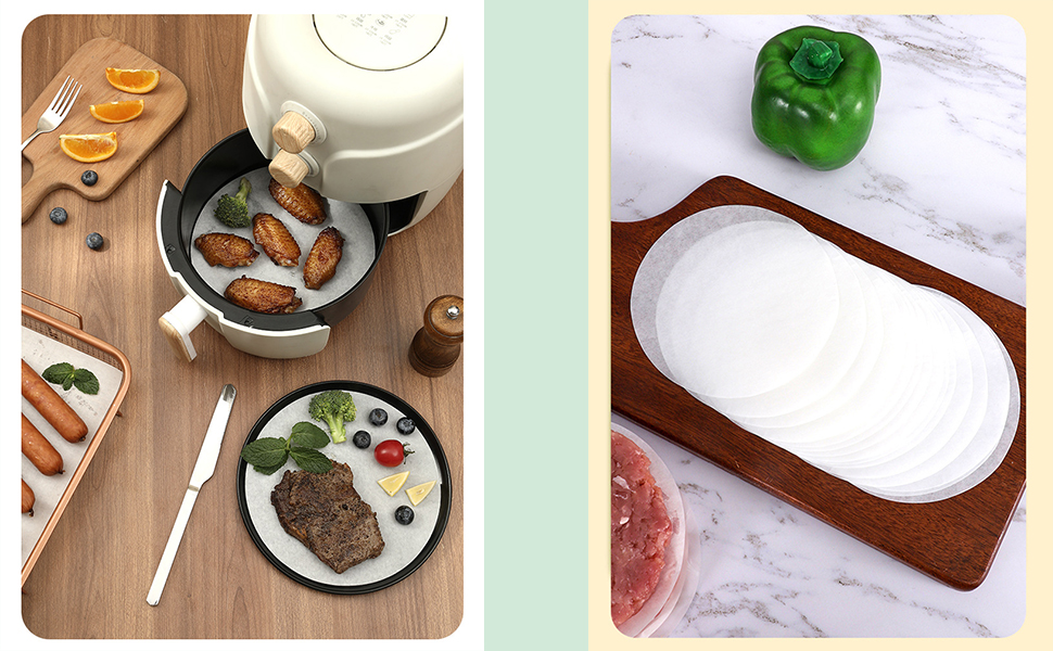 Hamburger Patty Paper Rounds White Parchment Paper