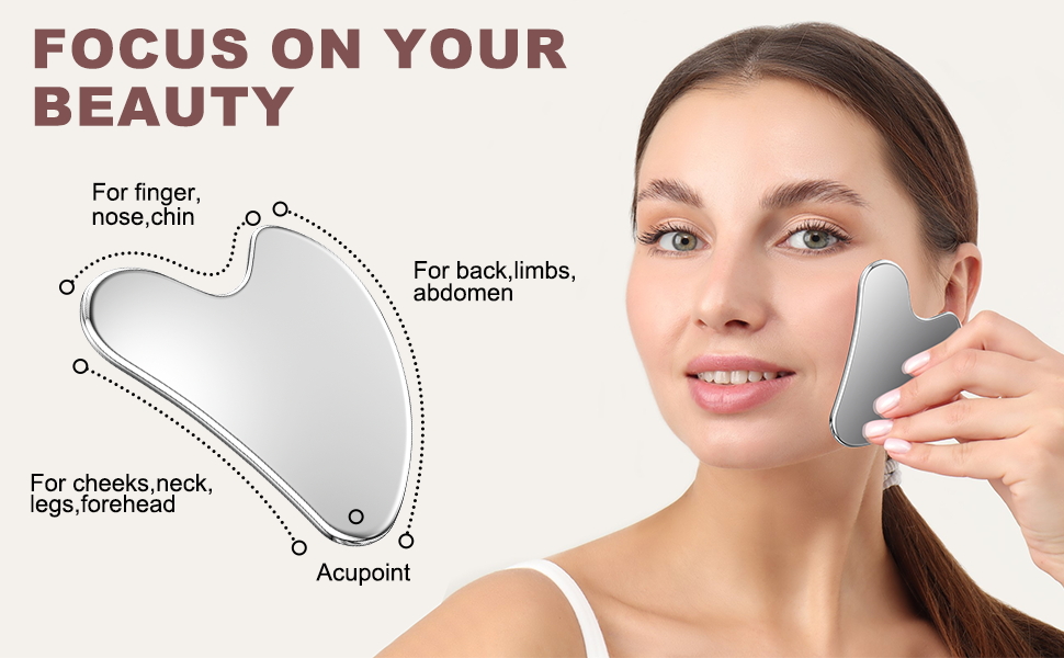 stainless steel gua sha