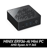 MINIX Elite ER936-AI Mini PC, AMD Ryzen AI 9 365 (10-Core), 32GB DDR5-5600MHz, 1TB PCIe 4.0 SSD, ...