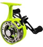 FREE FISHER Ice Fishing Reels 3.2:1 Gear Ratio Ultra Smooth 3+1Ball Bearings Strength CNC-machine...
