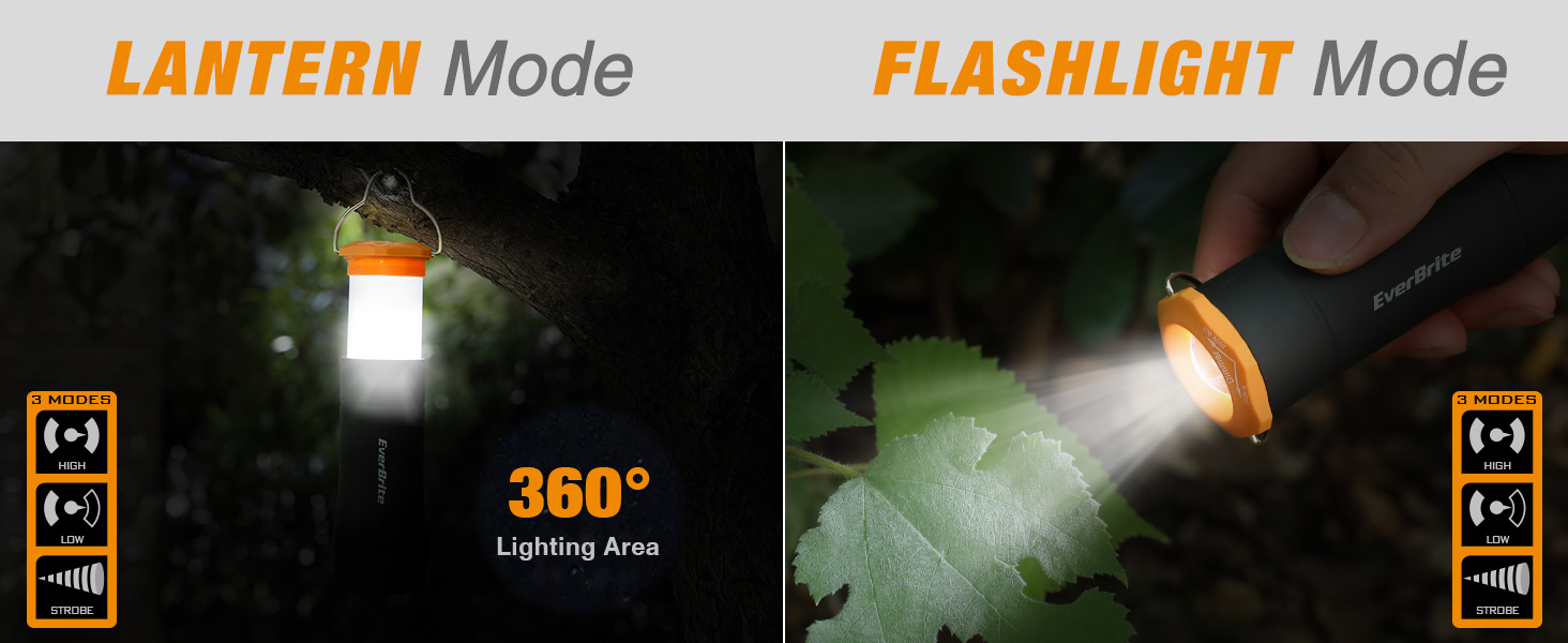 EverBrite 2-in-1 Mini Lanterns and Flashlights