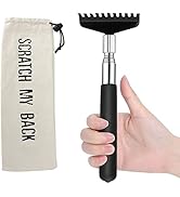Flanker-L Oversized Portable Extendable Back Scratcher, Upgraded Metal Stainless Steel Telescopin...