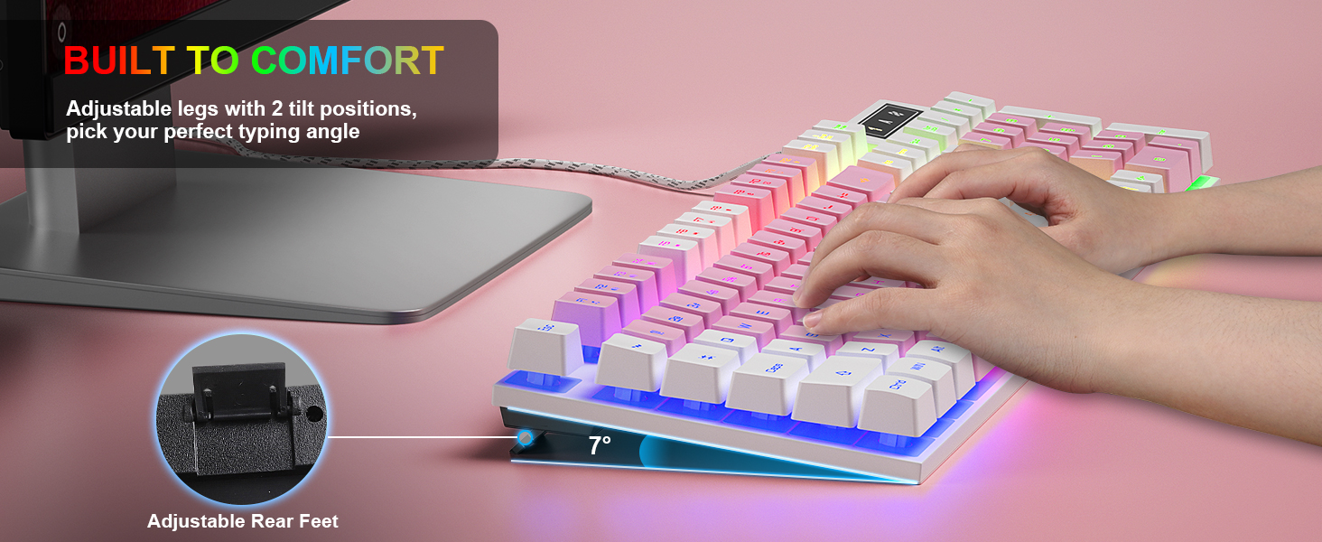 wired keyboard and mouse gaming combo