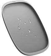 FEELNEEDY Silicone Cat &amp; Dog Food Mat Waterproof, High Raised Edges for Leakage Protection, Dog M...