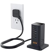 Charging Station 30W, TESSAN 9-in-1 Charger Blocks for iPhone 17/16/15/14, Tablets, Earphone with...