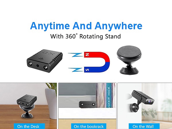 With 360 degree rotating stand