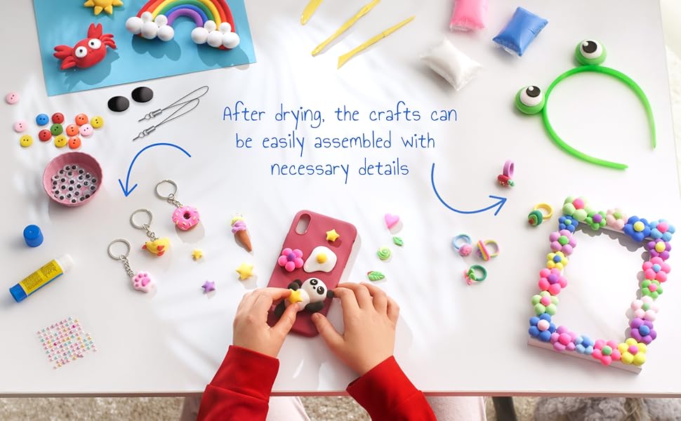 A+ air dry clay kit for kids