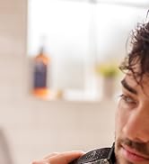 Wahl USA Stainless Steel Lithium Ion 2.0+ Beard Trimmer for Men - Electric Shaver & Nose Ear Trim...